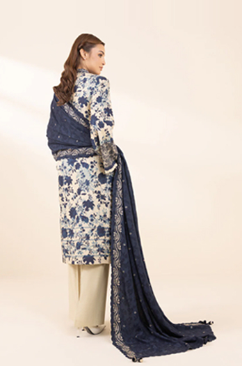 Sapphire Printed Lawn Three piece (unstitched)