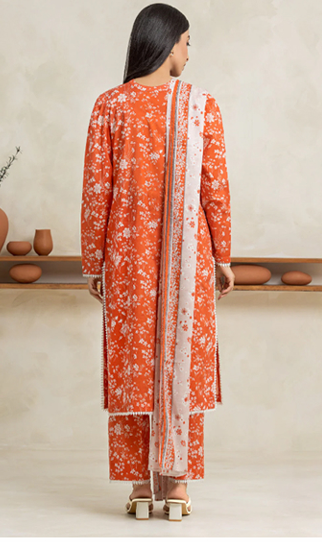 Sapphire Printed Lawn Three piece (unstitched)