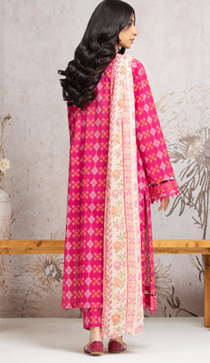 Sapphire Printed Lawn Three piece (unstitched)