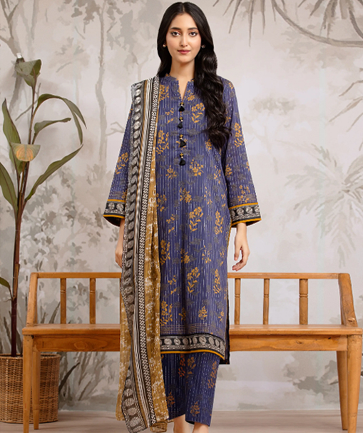 Sapphire Printed Lawn Three piece (unstitched)
