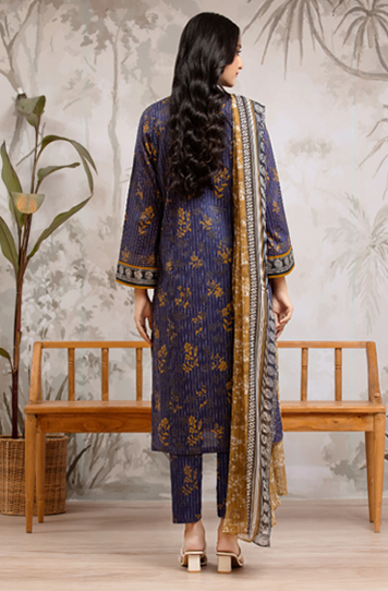 Sapphire Printed Lawn Three piece (unstitched)