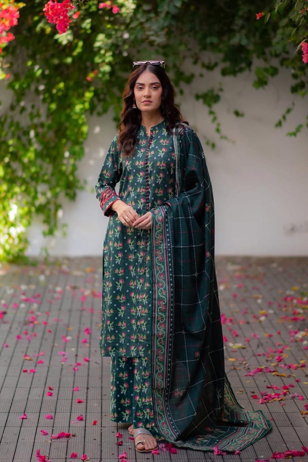 Ego Printed Lawn three piece (Unstitched)