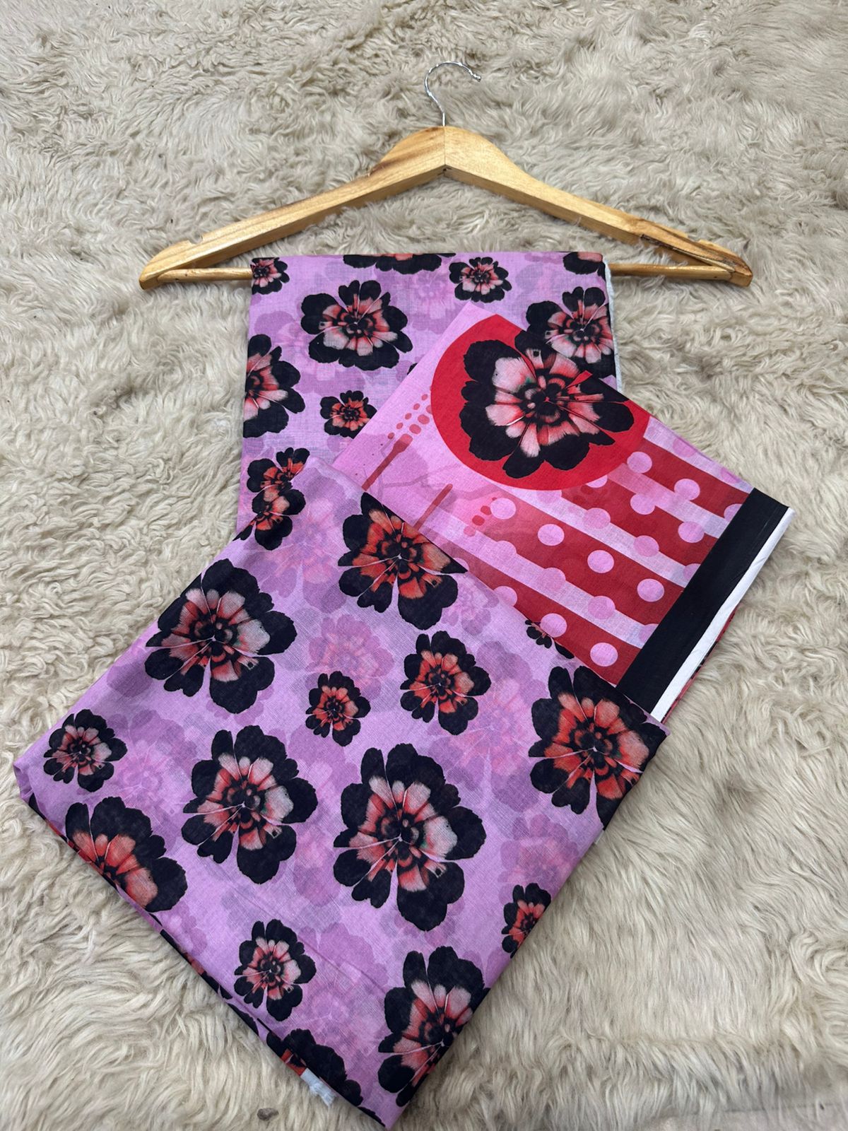 Zeyorah Printed Lawn Three Piece (Unstitched)