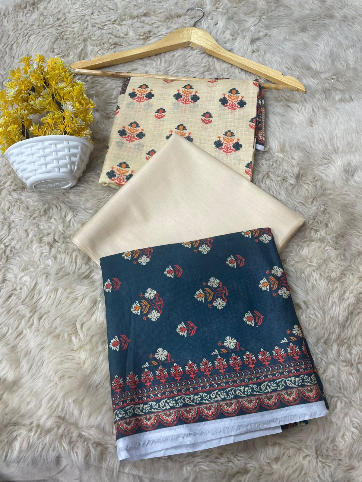 Chawala Printed Lawn Three Piece (Unstitched)