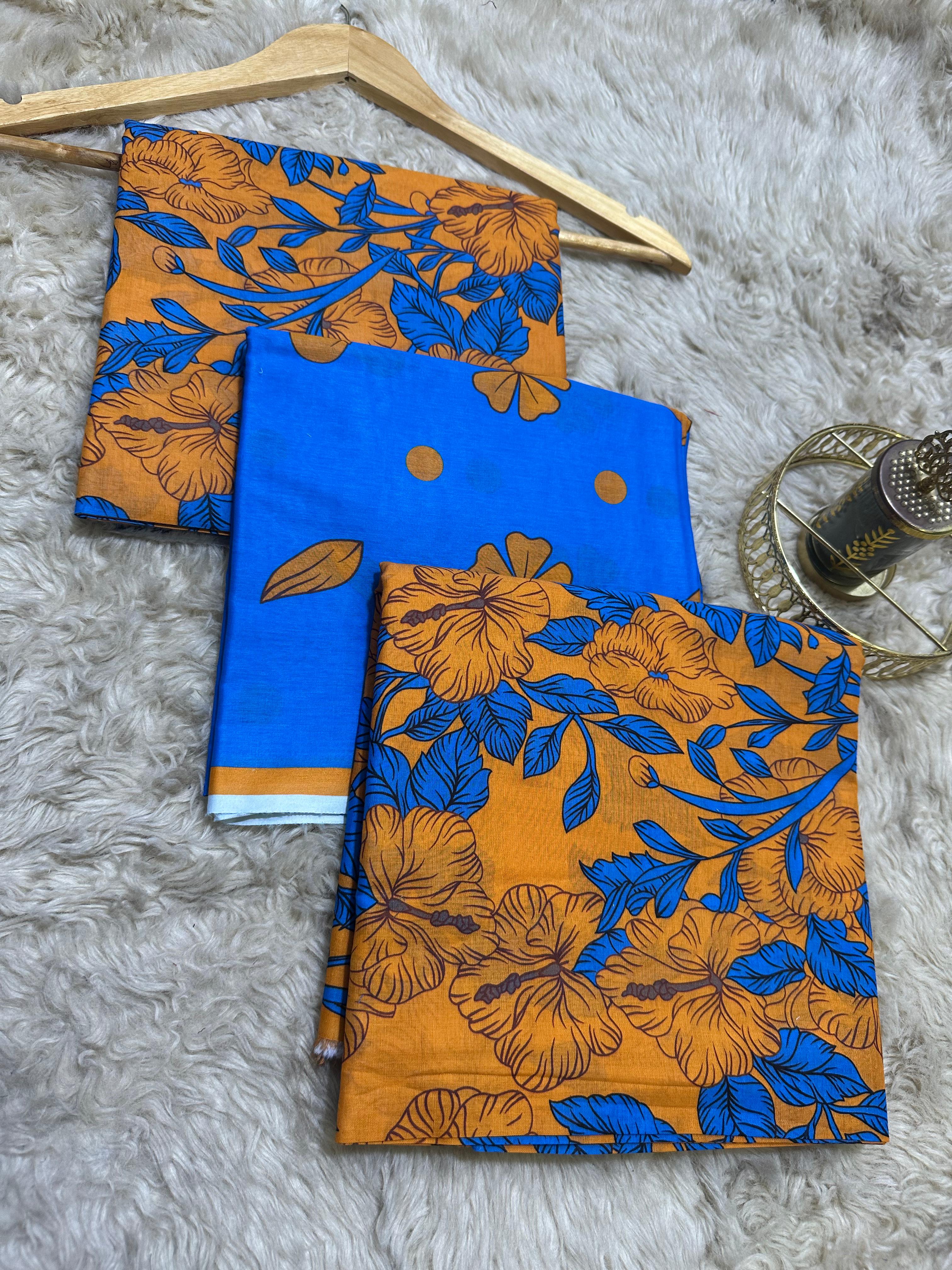 Ego Printed Lawn three piece (Unstitched)
